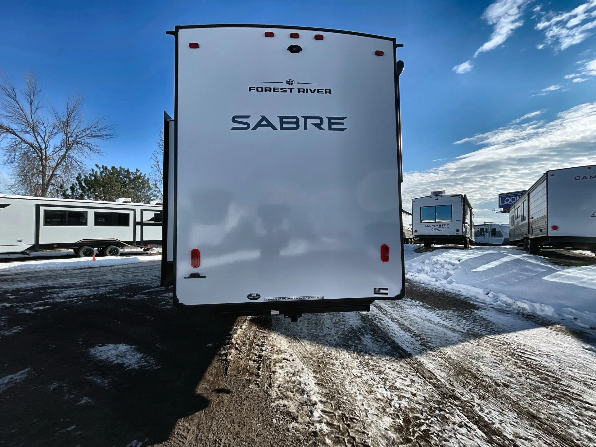 2026 Forest River Sabre 33RLP — backside