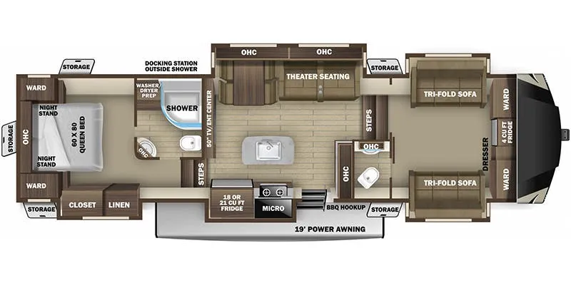 Highland Ridge Mesa Ridge MF376FBH floor plan