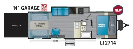 Heartland Lithium 2714 floor plan