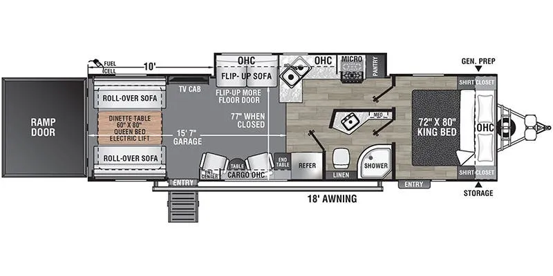 Coachmen Adrenaline 29SS floor plan