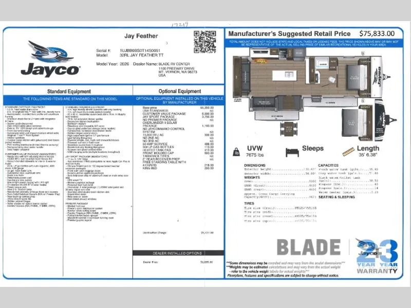 2026 Jayco Jay Feather 32RL - Photo 3
