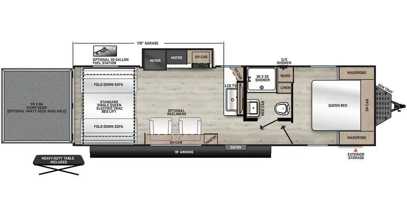 Forest River Aurora 28ATH floor plan
