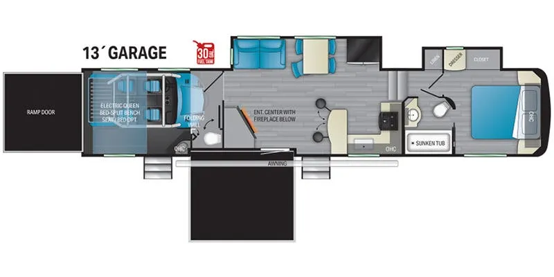 Heartland Road Warrior RW 4275 floor plan