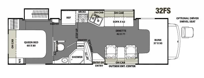 Coachmen Freelander Premier 32FS floor plan