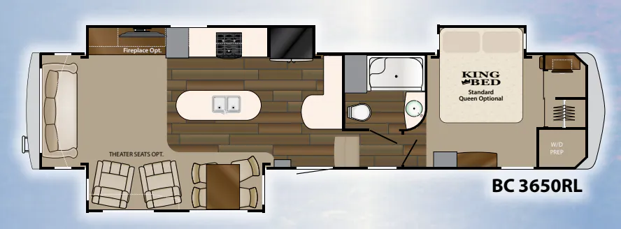 Heartland Big Country 3650RL floor plan