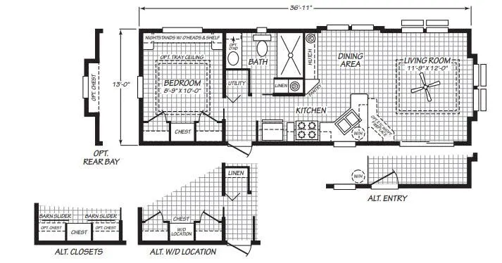 Chariot Eagle Hawk Elite 13381D floor plan