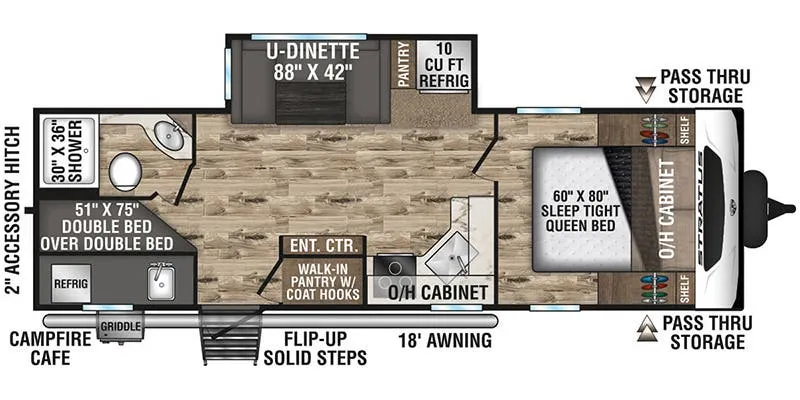 Venture RV Stratus SR261VBH floor plan