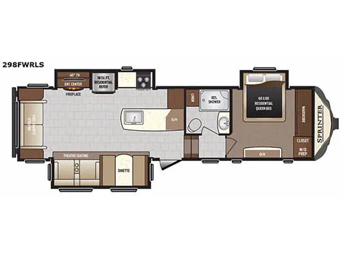 2017 Keystone Sprinter 298FWRLS - Photo 2