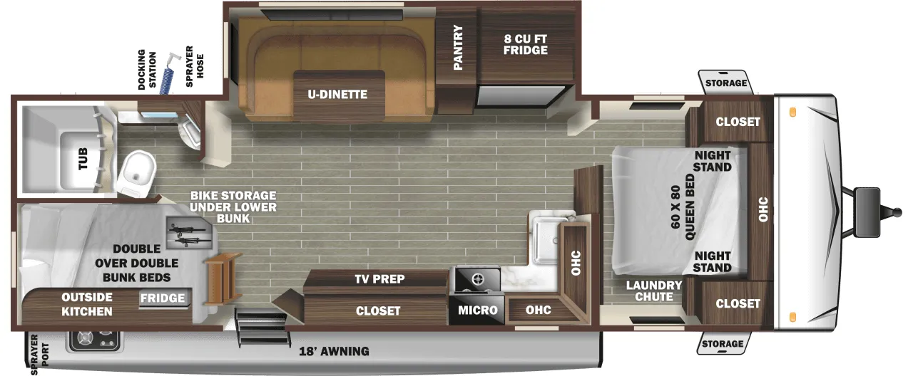 Starcraft Super Lite 241BH floor plan