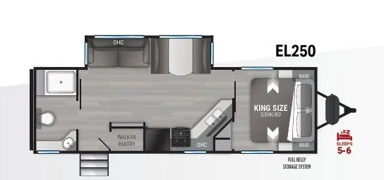 Cruiser RV Embrace 250 floor plan