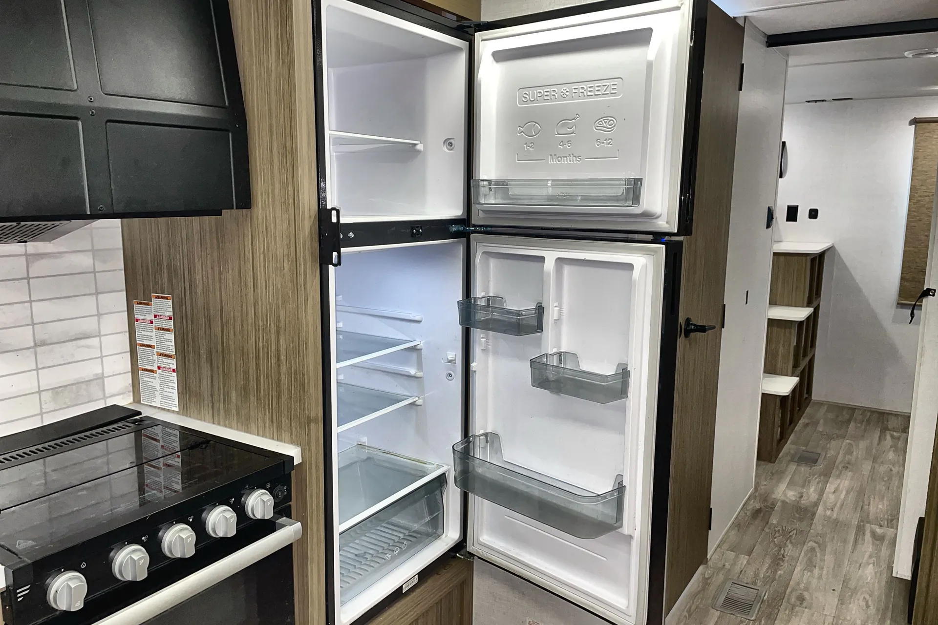 2026 Forest River Wildwood 33TS — fridge open