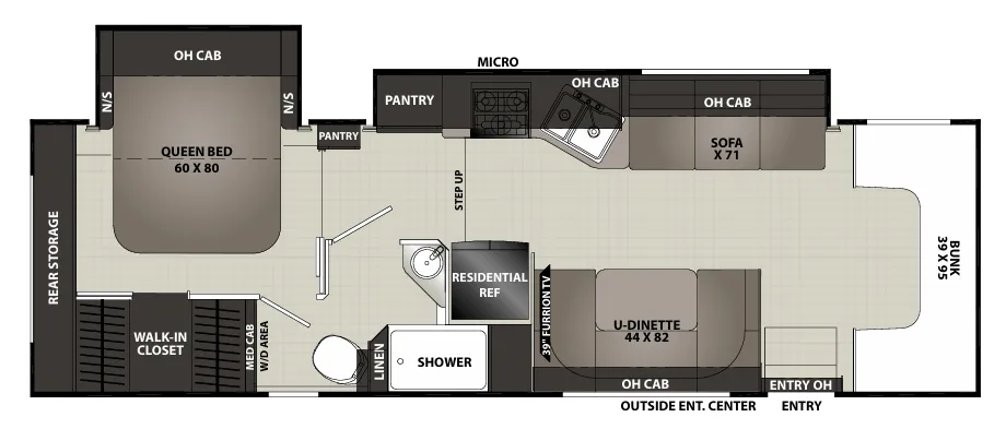 Coachmen Cross Trail XL 31XG floor plan