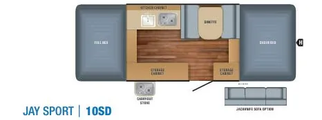 Jayco Jay Sport 10SD floor plan