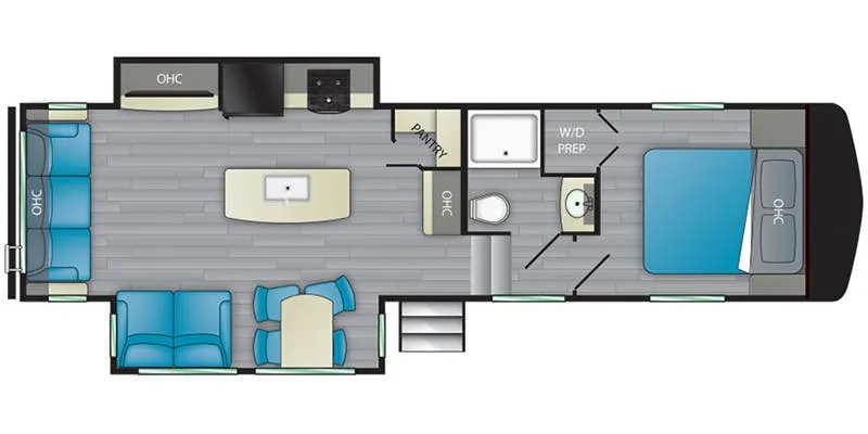 Heartland Milestone M-1 28RL floor plan
