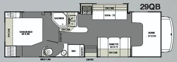 Coachmen Freelander 29QB floor plan