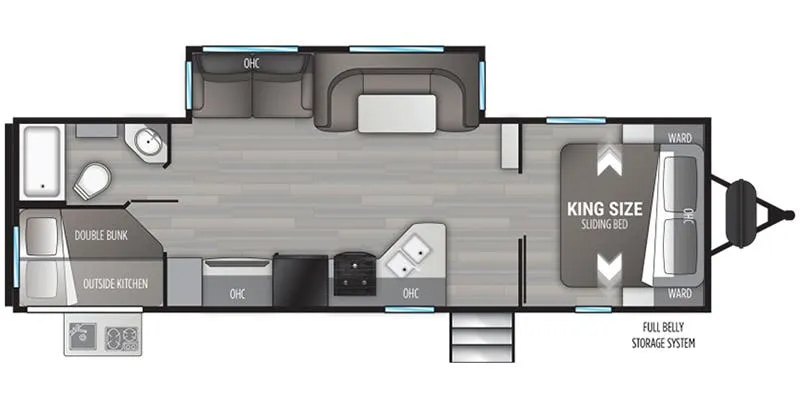 Cruiser RV MPG MPG 2750BH floor plan