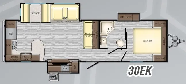 CrossRoads Volante 30EK floor plan