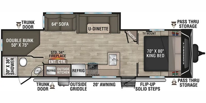 K-Z Connect C291BHK floor plan