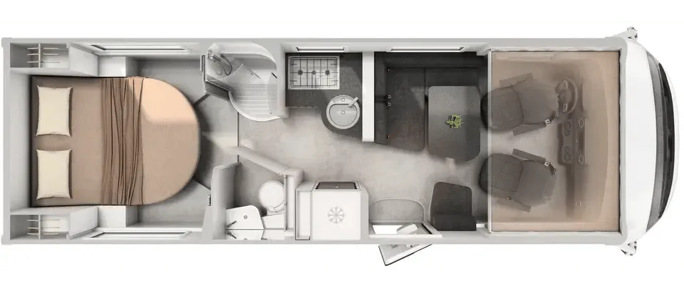 Hymer B-Class MasterLine I 790 floor plan