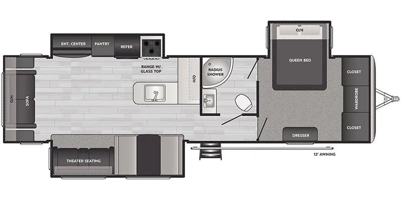 2020 Keystone Springdale 333RE - Floor plan