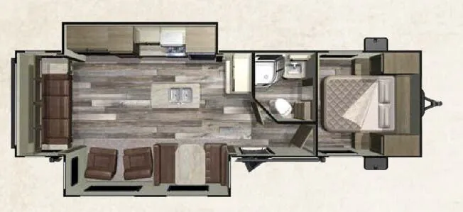 Starcraft Mossy Oak 27RLI floor plan