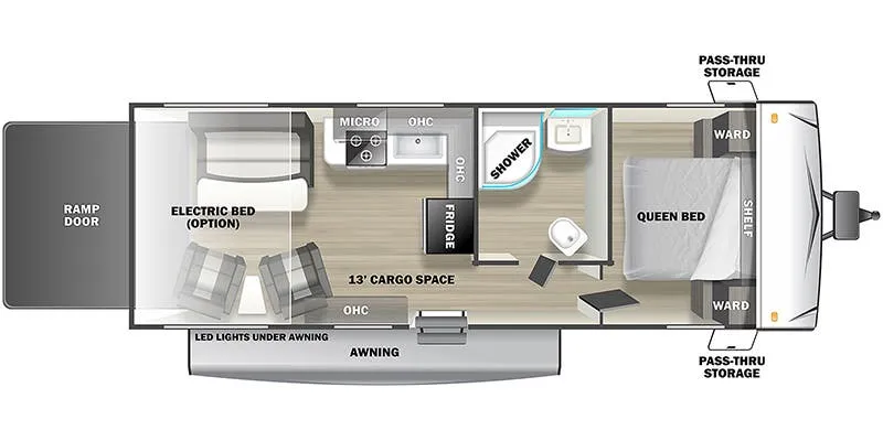 2023 Forest River Sandstorm 241 - Floor plan