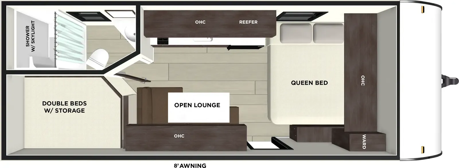 2026 Forest River Salem FSX 174DBLE - Floor plan