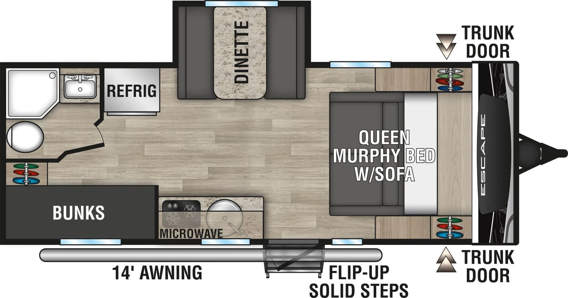 K-Z Escape E201BH floor plan