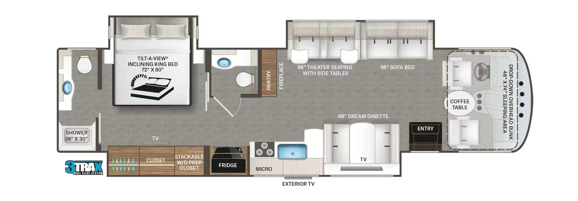 2026 Thor Motor Coach Luminate HH36 - Floor plan
