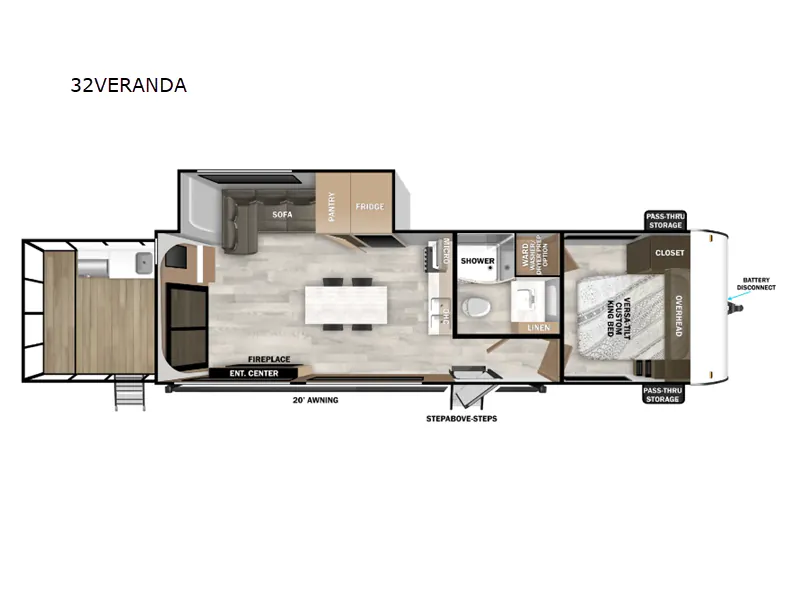 2025 Forest River Wildwood 32VERANDA - Photo 3