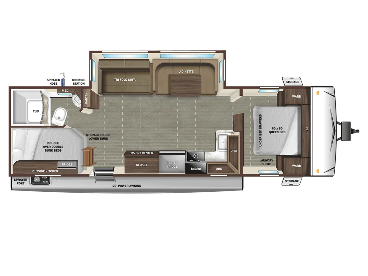 Starcraft Super Lite 281BH floor plan