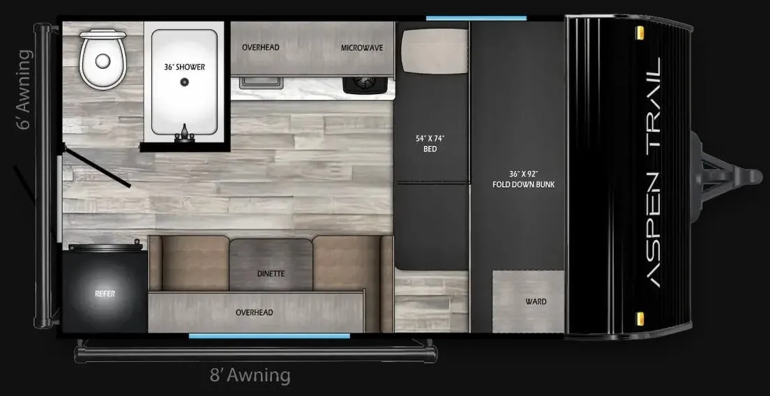 Dutchmen Aspen Trail Mini 13FB floor plan