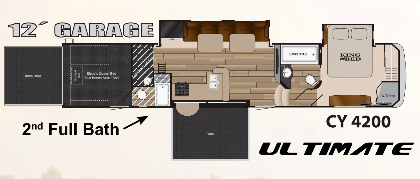 Heartland Cyclone 4200 floor plan