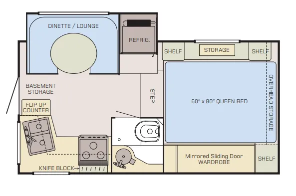 Adventurer Adventurer 86SBS floor plan