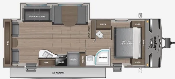 Jayco Jay Flight 265RLSW floor plan