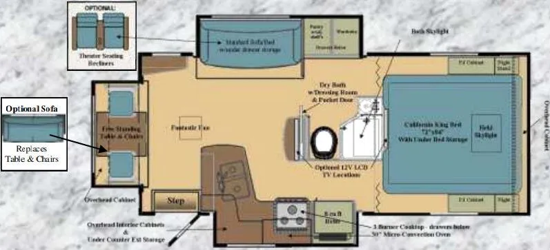 Adventurer Eagle Cap 1200 floor plan