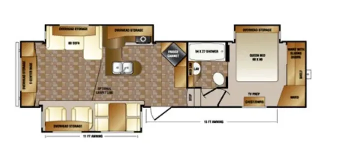 CrossRoads Cruiser CF326RE floor plan