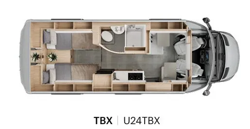 Leisure Travel Unity U24TBX floor plan