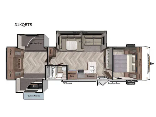 2020 Forest River Wildwood 31KQBTS