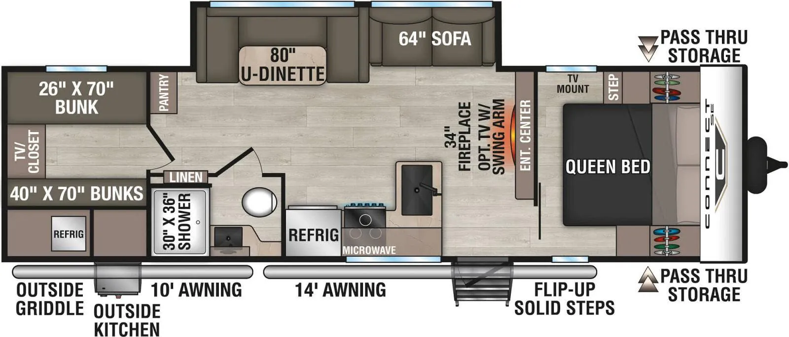K-Z Connect SE C281BHKSE floor plan