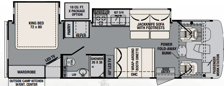 2017 Forest River Fr3 29DS - Floor plan
