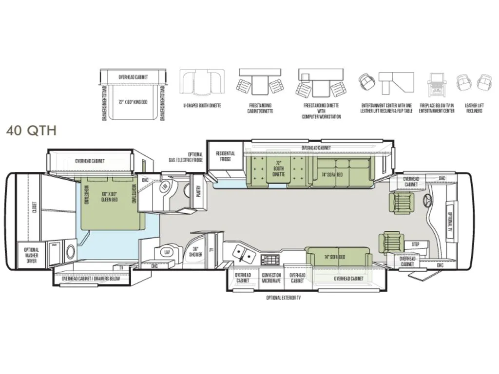 2007 Tiffin Motorhomes Phaeton 40 QTH - Photo 2