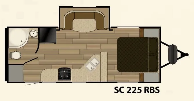 Cruiser RV Shadow Cruiser 225RBS floor plan