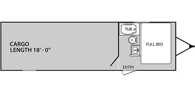 Genesis Supreme Overnighter 8-18FB floor plan