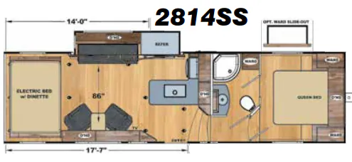 Eclipse Attitude 2814SS floor plan