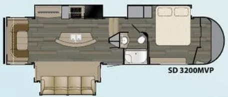 Heartland Sundance 3200 MVP floor plan