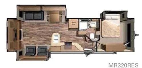 Highland Ridge Mesa Ridge MR320RES floor plan