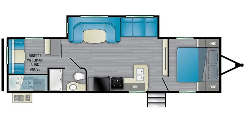 Heartland Trail Runner TR 30 RBK floor plan