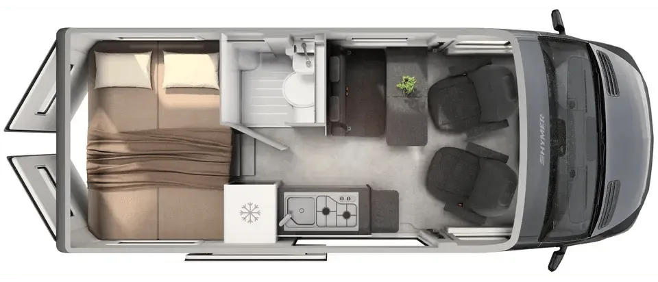Hymer Grand Canyon S CrossOver BASE floor plan