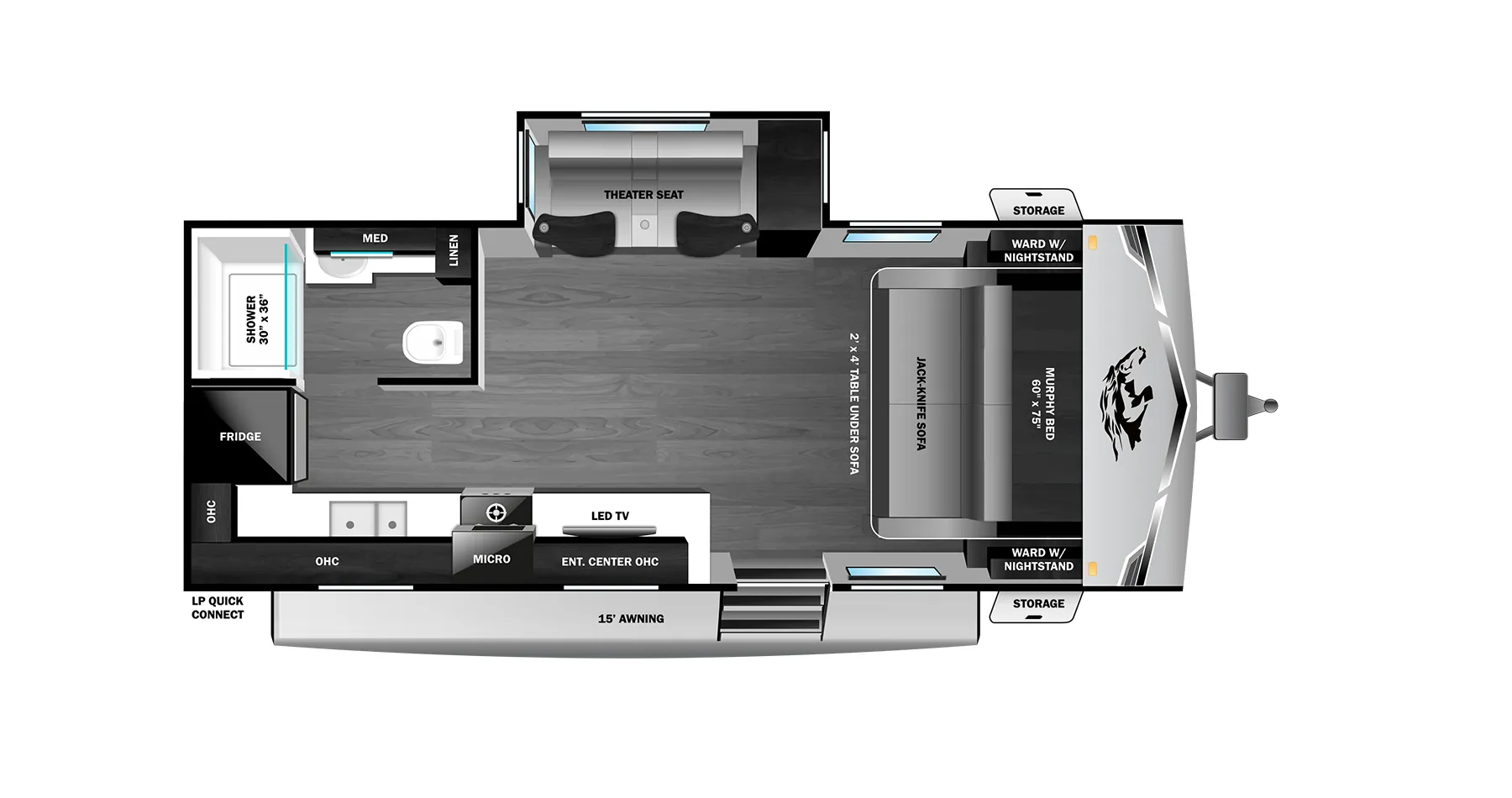 Highland Ridge Open Range Range Lite 200MLM floor plan